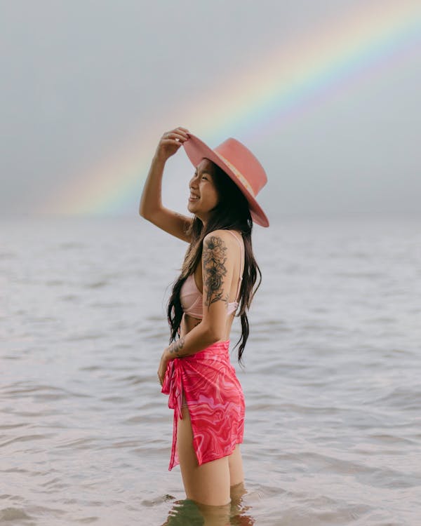 Beach skirt pink hotsell