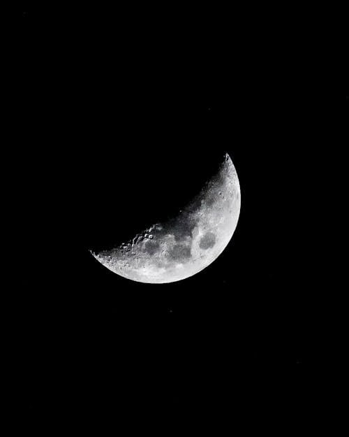 akşam, ay, ay duvar kağıdı içeren Ücretsiz stok fotoğraf