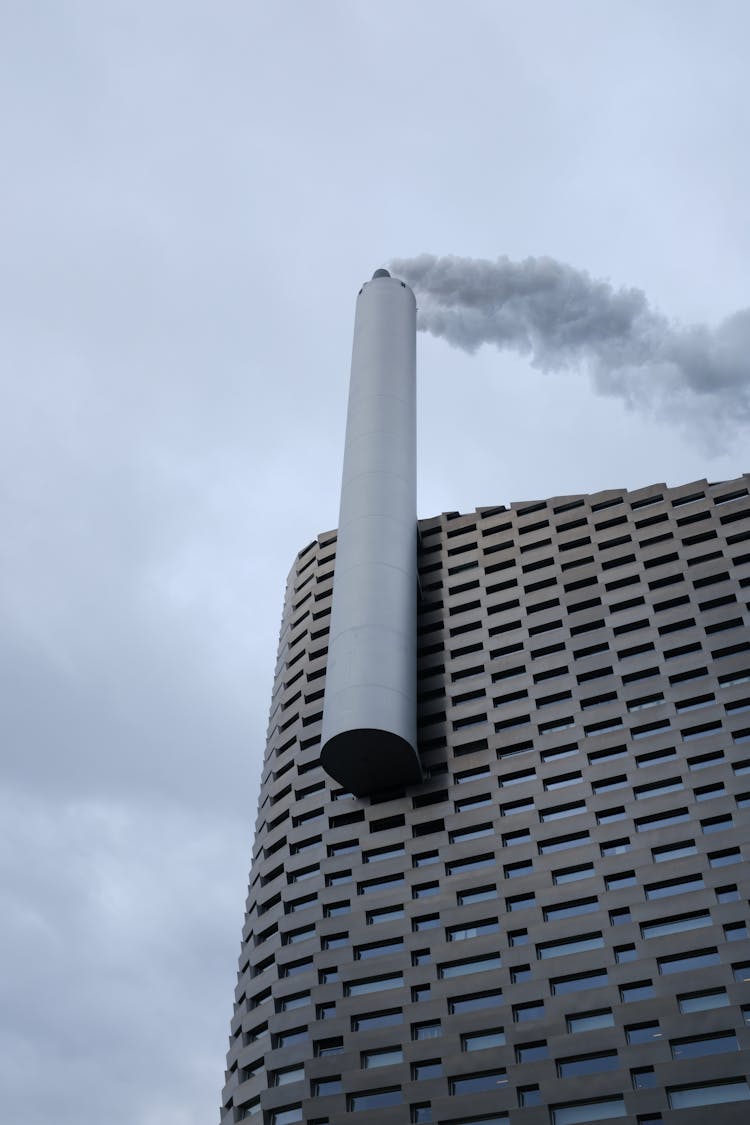 Chimney On Skyscraper