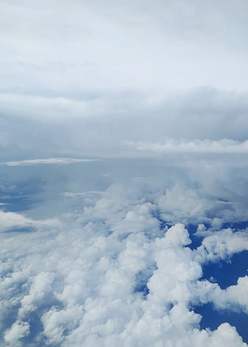 White Clouds in the Sky