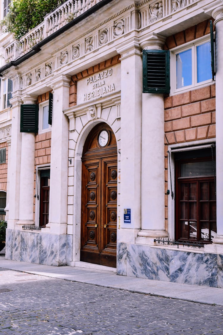 Entrance To Italian Villa