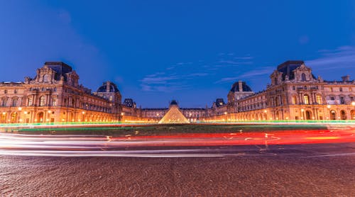 Louvre Museum at Night