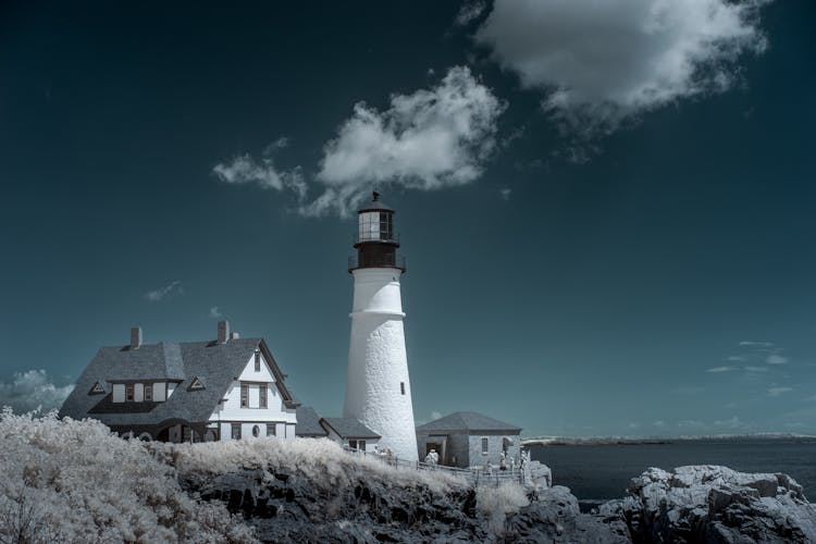 Portland Head Light In Cape Elizabeth, Maine