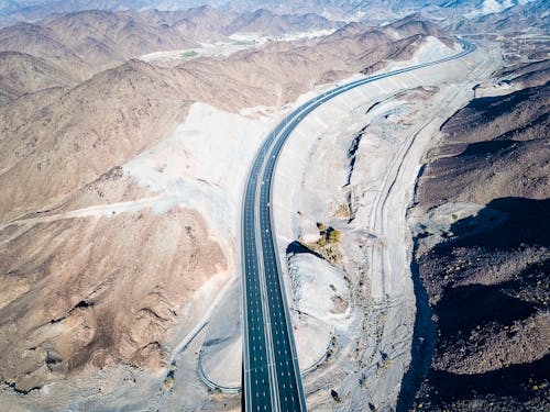 Birds Eye Photography of Road