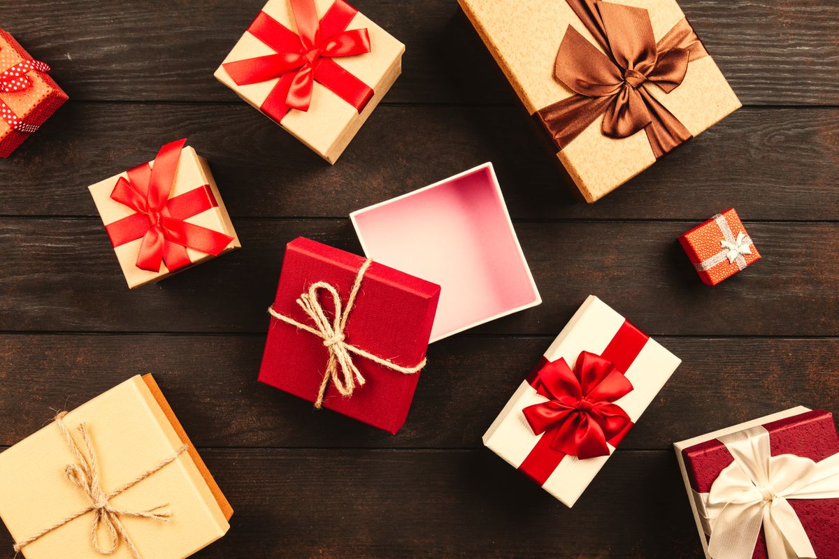 Colourful wrapped gifts for special occasions