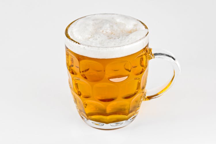 A Mug Of Beer In Close-up Shot