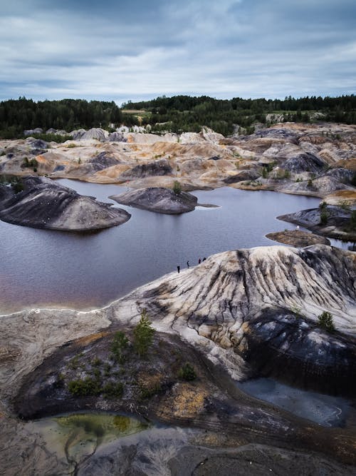 Natural Clay Quarry in Russia 
