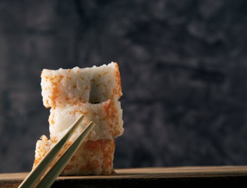 Close-up Photo of Maki Sushi