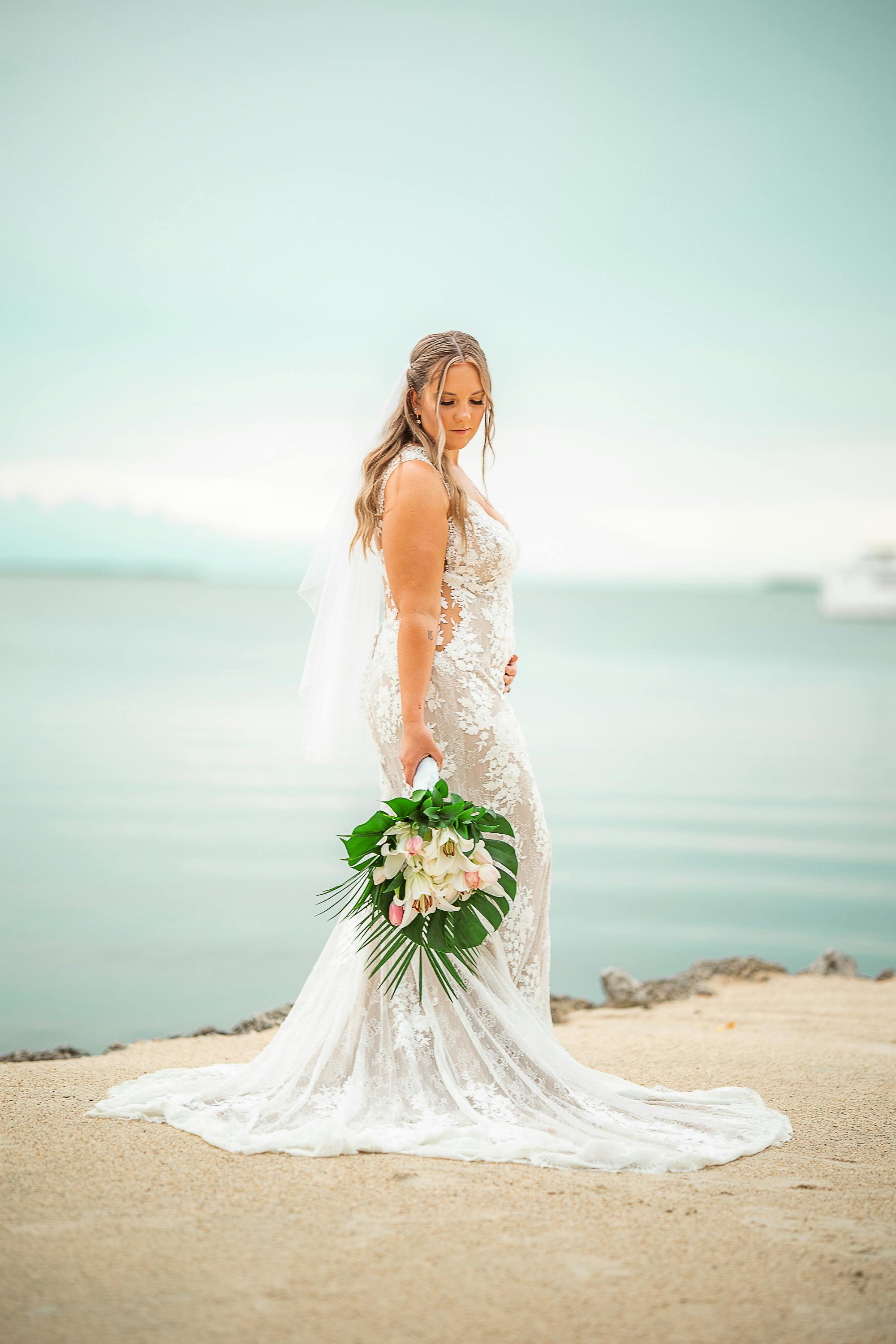 Bride looking at her Bridesmaids · Free Stock Photo