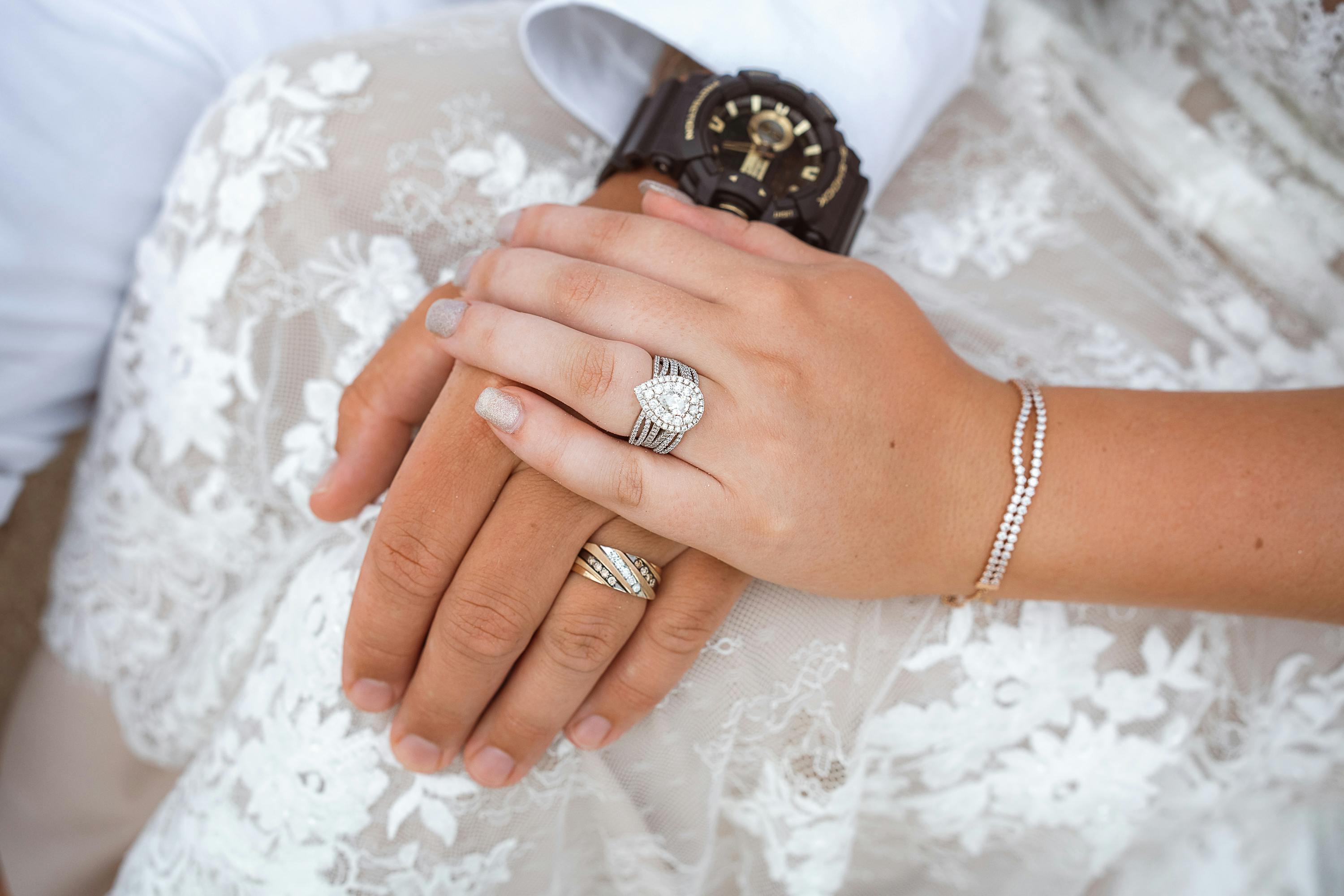 A Couple Wearing Wedding Rings · Free Stock Photo