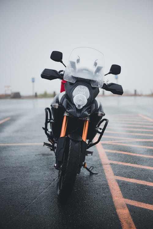 Front View of a Motorcycle