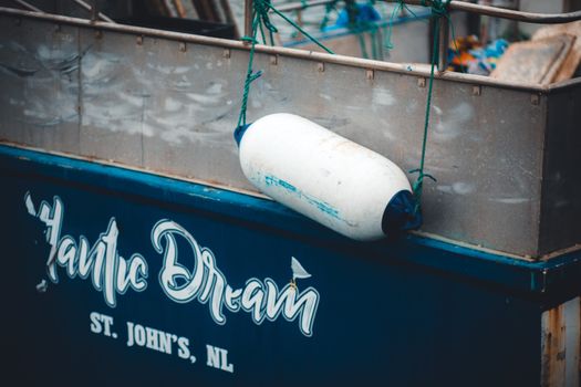 Close Shot of Boat Broadside