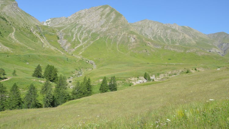 Mountains In The Mercantour National Park, Alpes-de-Haute-Provence, France