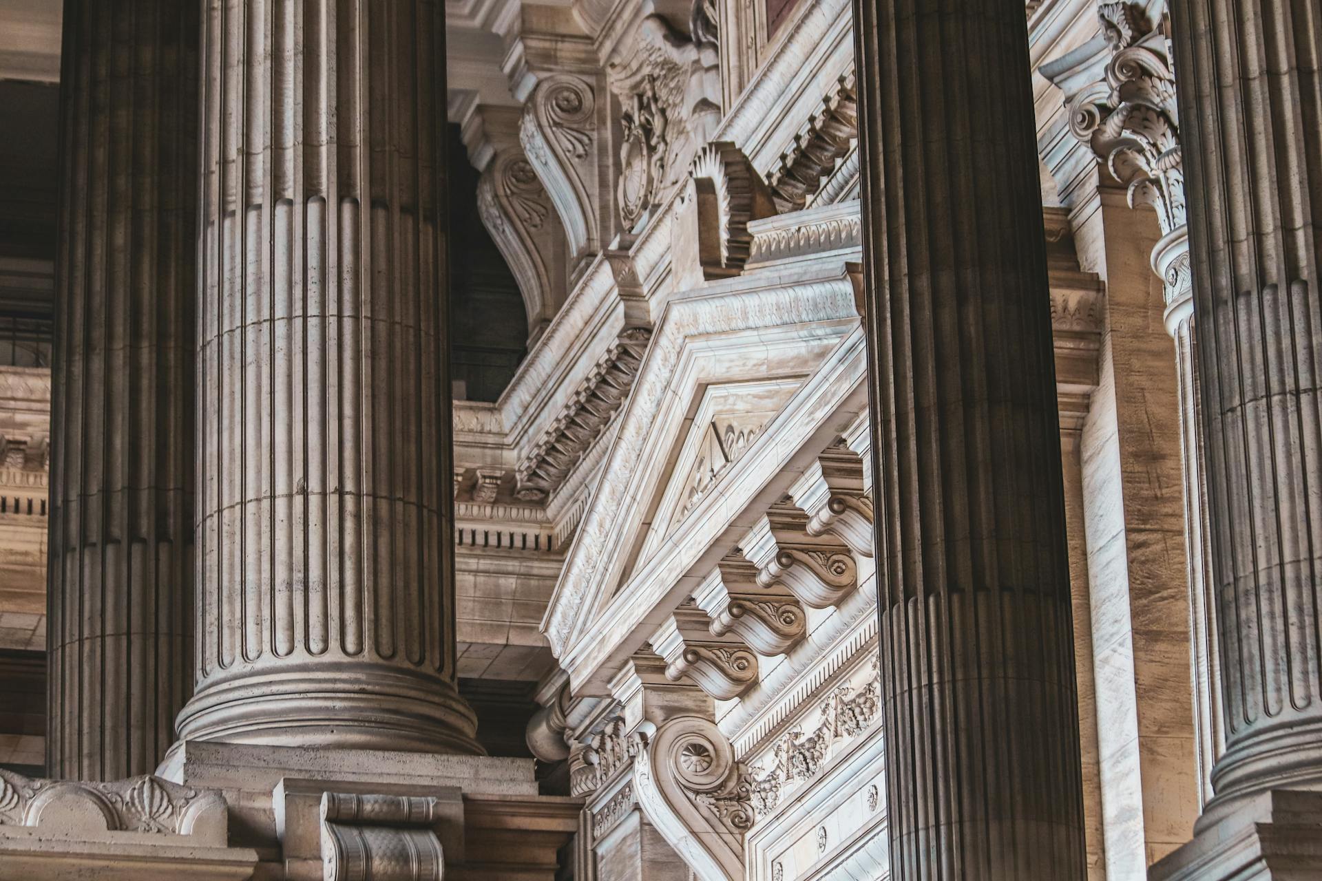 Columns of Law Courts of Brussels