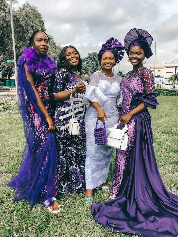 Beautiful Women In Elegant Clothing