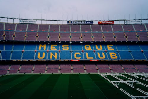 Stands of the Spotify Camp Nou Stadium in Barcelona 