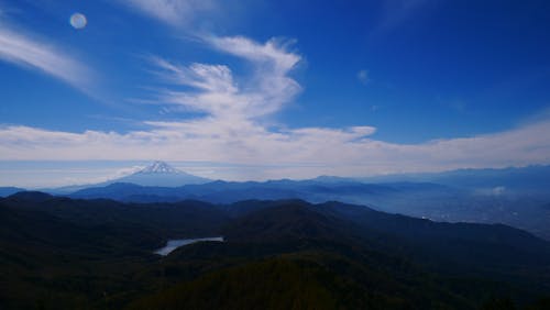Gratis lagerfoto af bjerg fuji, bjergtinde, dis