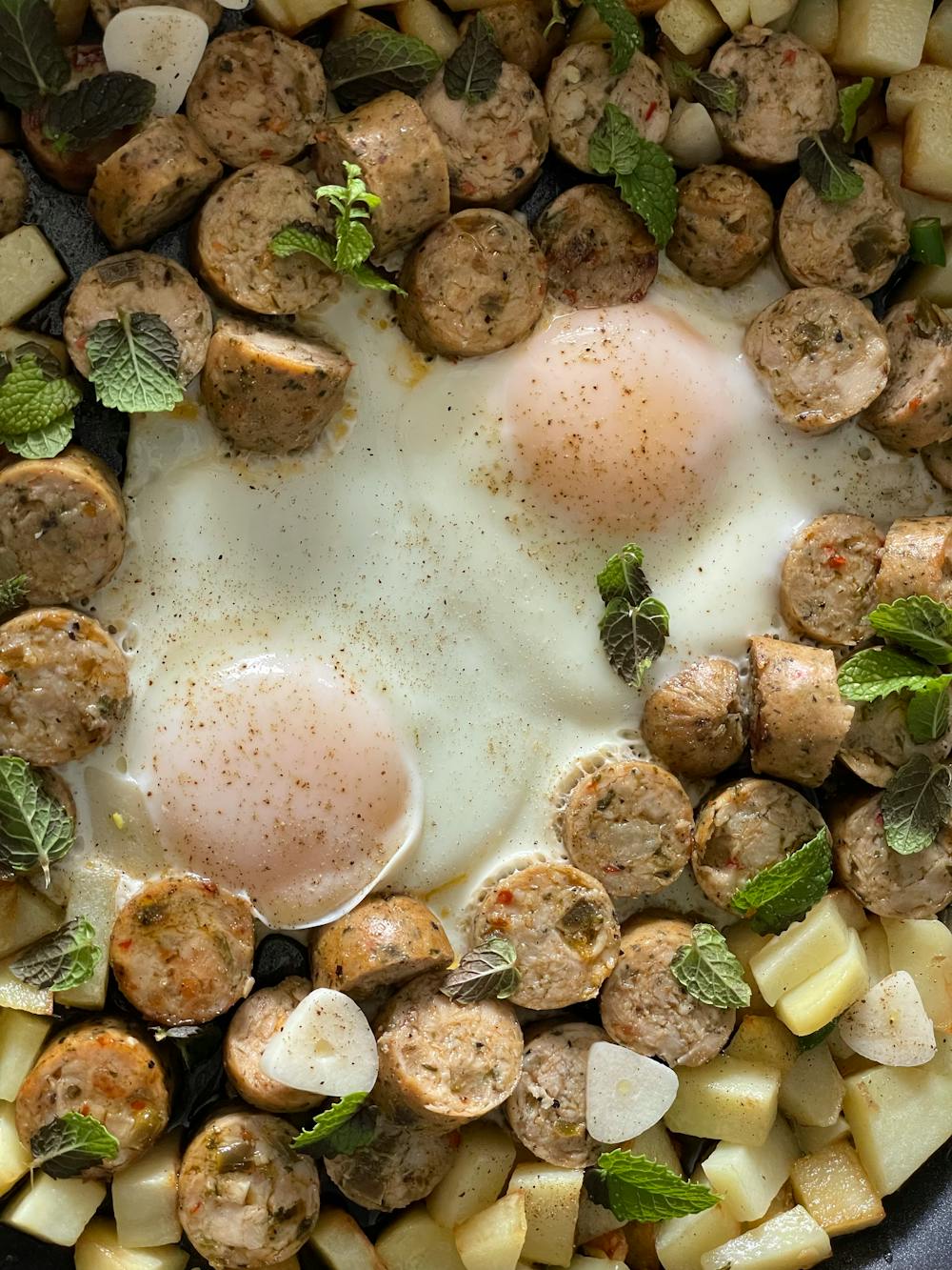 Sausage and Peppers Skillet