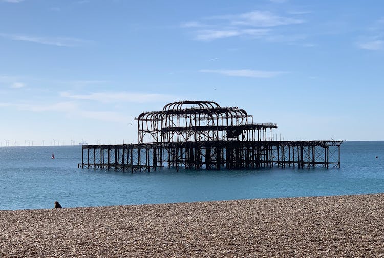 Ruined Brighton West Pier Photo