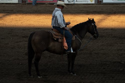 A Man Riding a Horse 