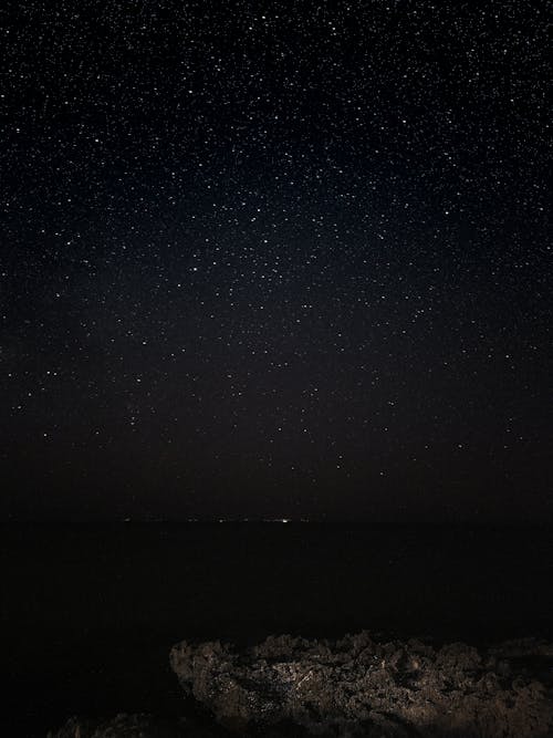 dikey atış, gece, gökyüzü içeren Ücretsiz stok fotoğraf