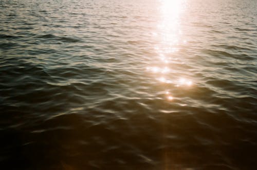 Foto profissional grátis de água, pôr do sol, reflexão