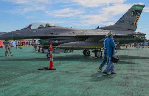 Fighter Jet on Airport