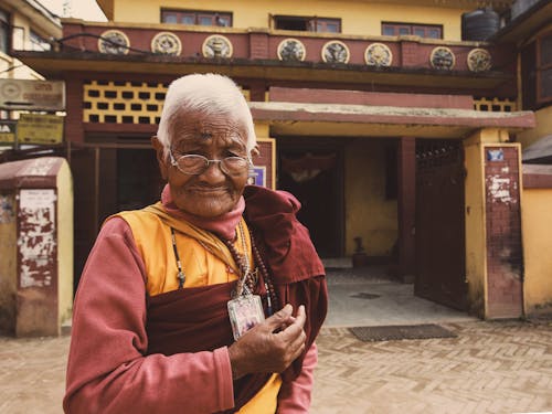 Monk at Monastery