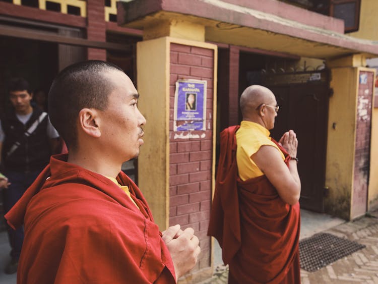 Monks Praying Together