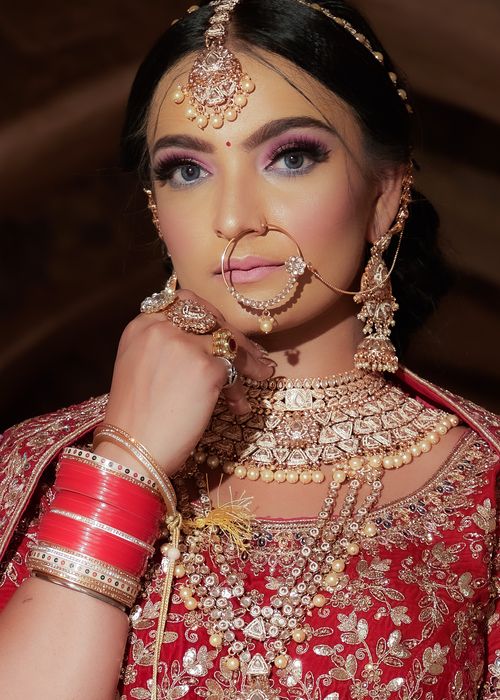 Bridal jewellery look by Designaari