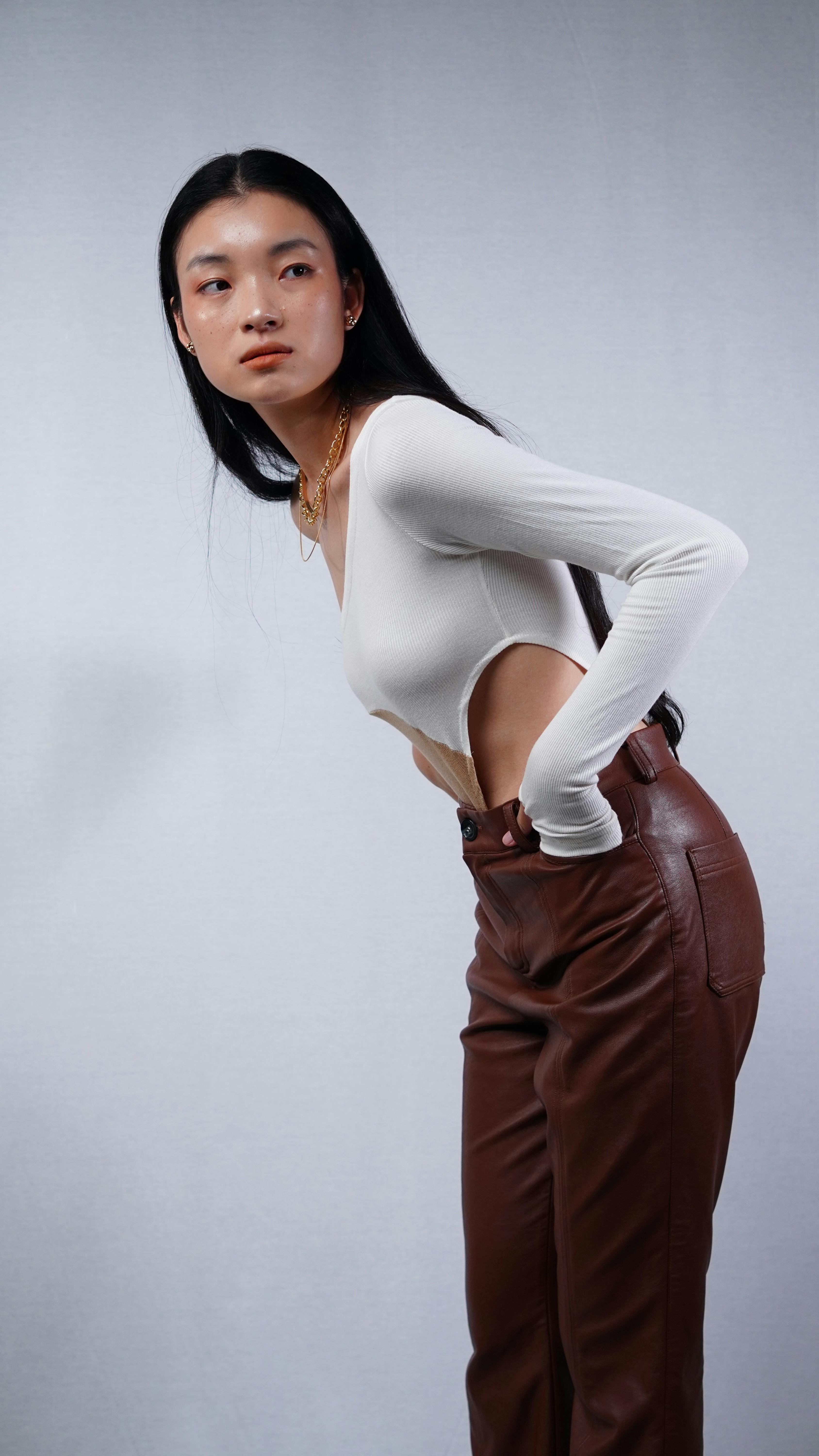 134,013 Woman Leather Pants Stock Photos, High-Res Pictures, and