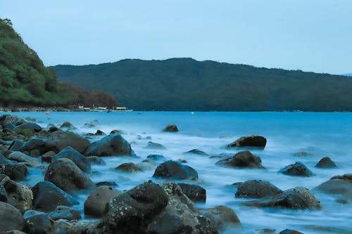 Бесплатное стоковое фото с берег моря, вода, голубая вода