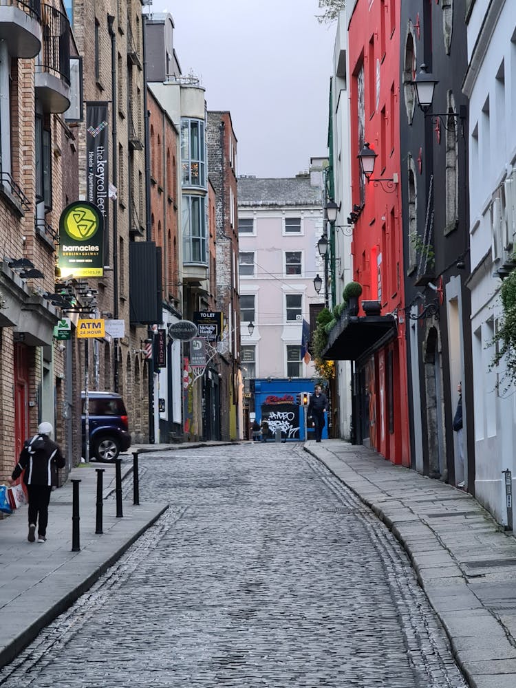 A Narrow Street In Dublin 