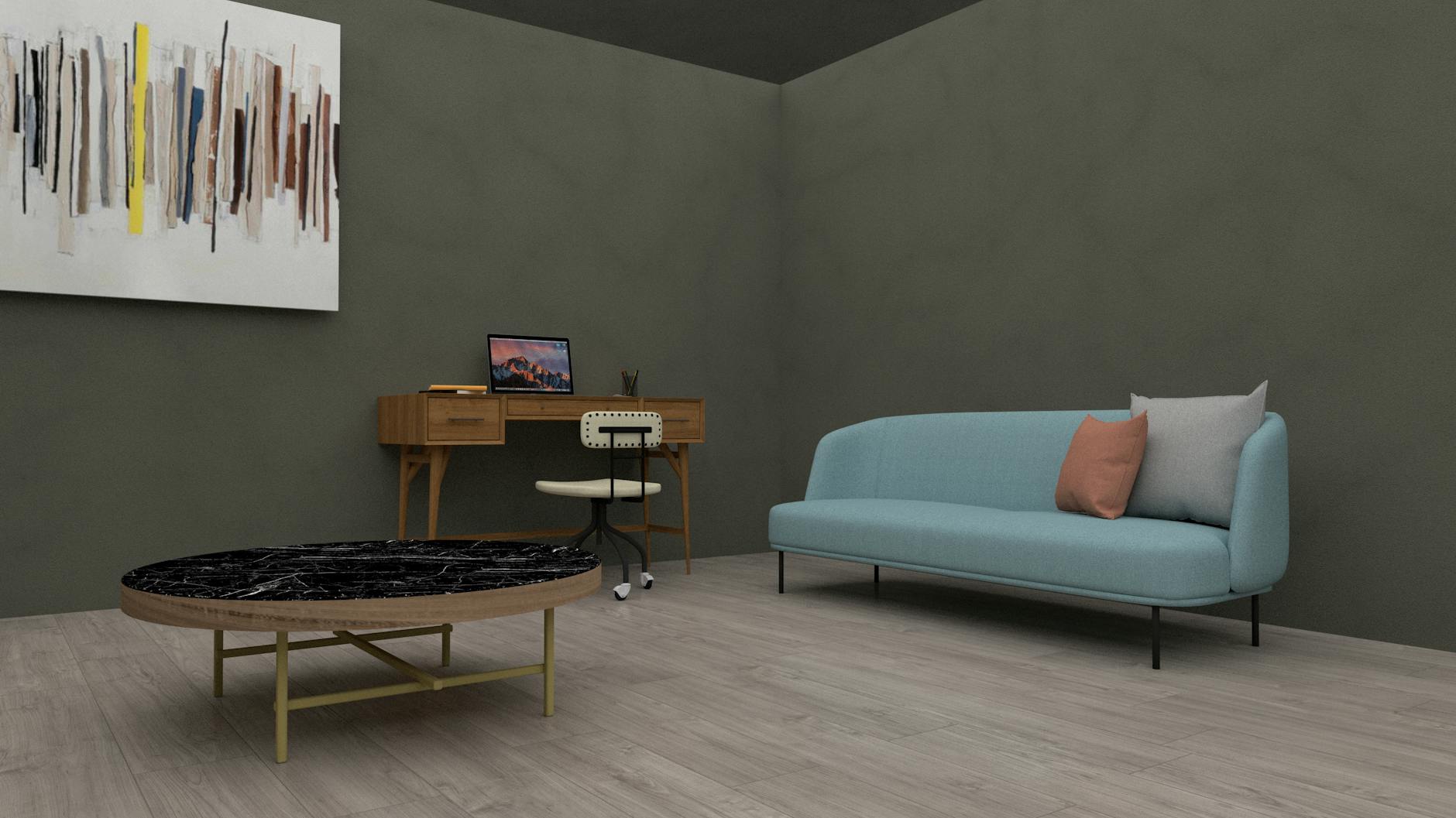 Small Living Room Furniture Arrangement Floating