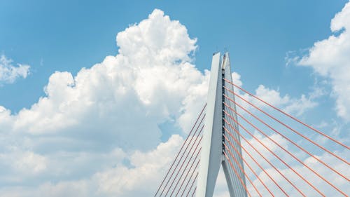 A White Steel Bridge 