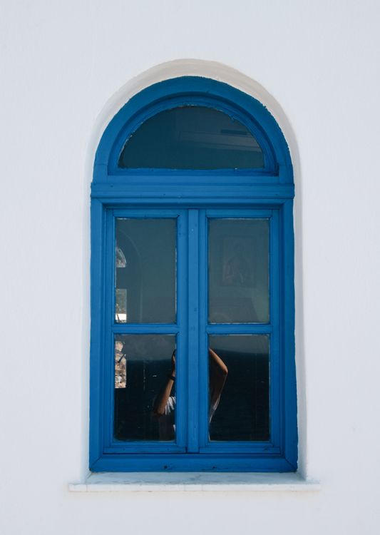 Normal Window Blue Photo of a Blue Window · Free Stock Photo
