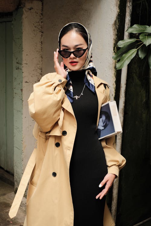 Stylish Woman Wearing Coat