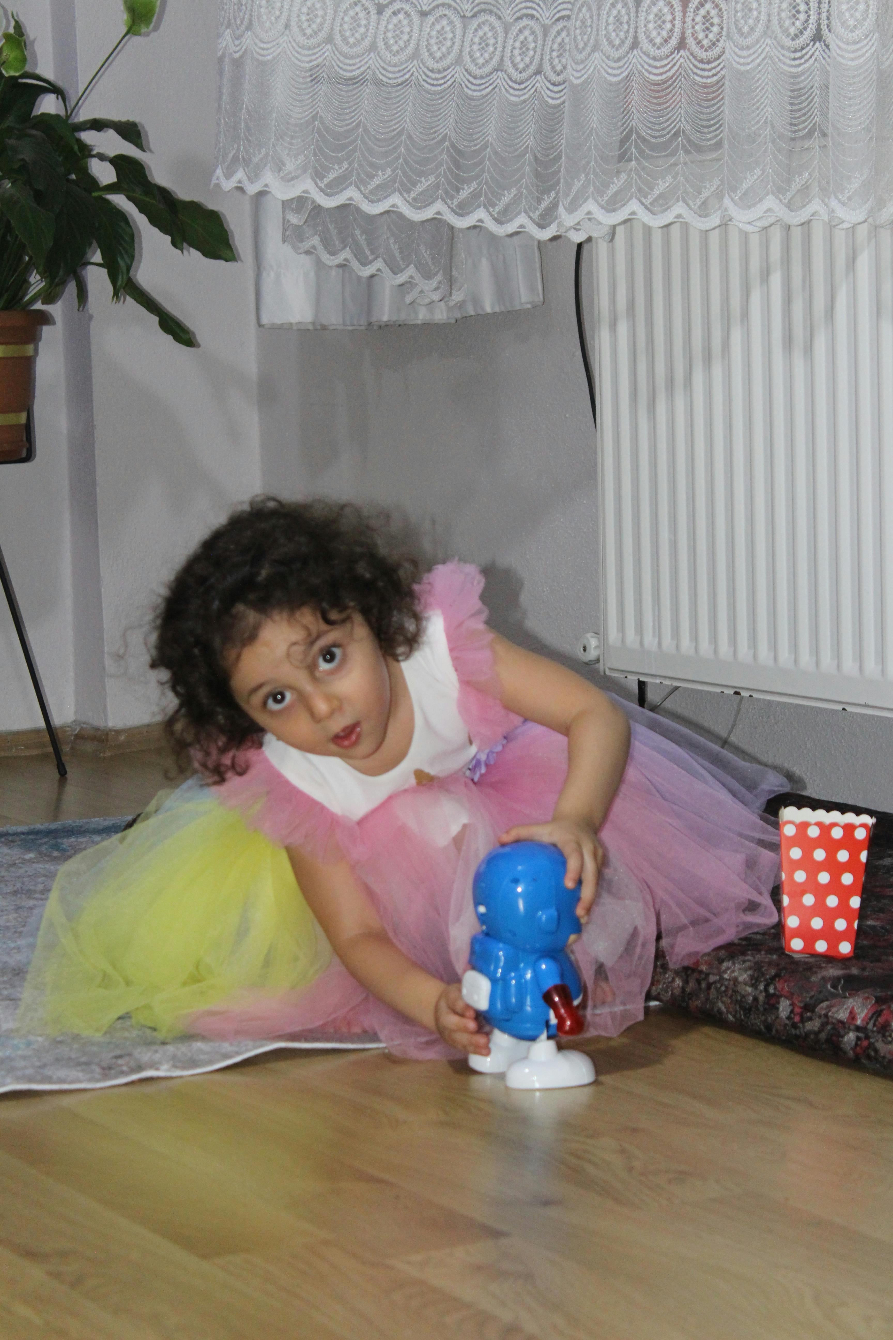 Wedding ceremony from afar in a beautiful landscape