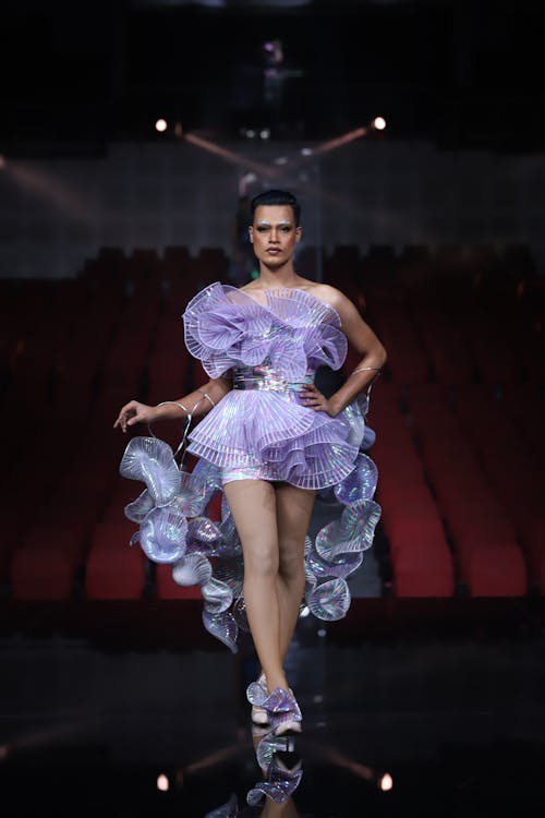 2022 年 fdci 时装周, 亚洲时尚, 垂直拍摄 的 免费素材图片