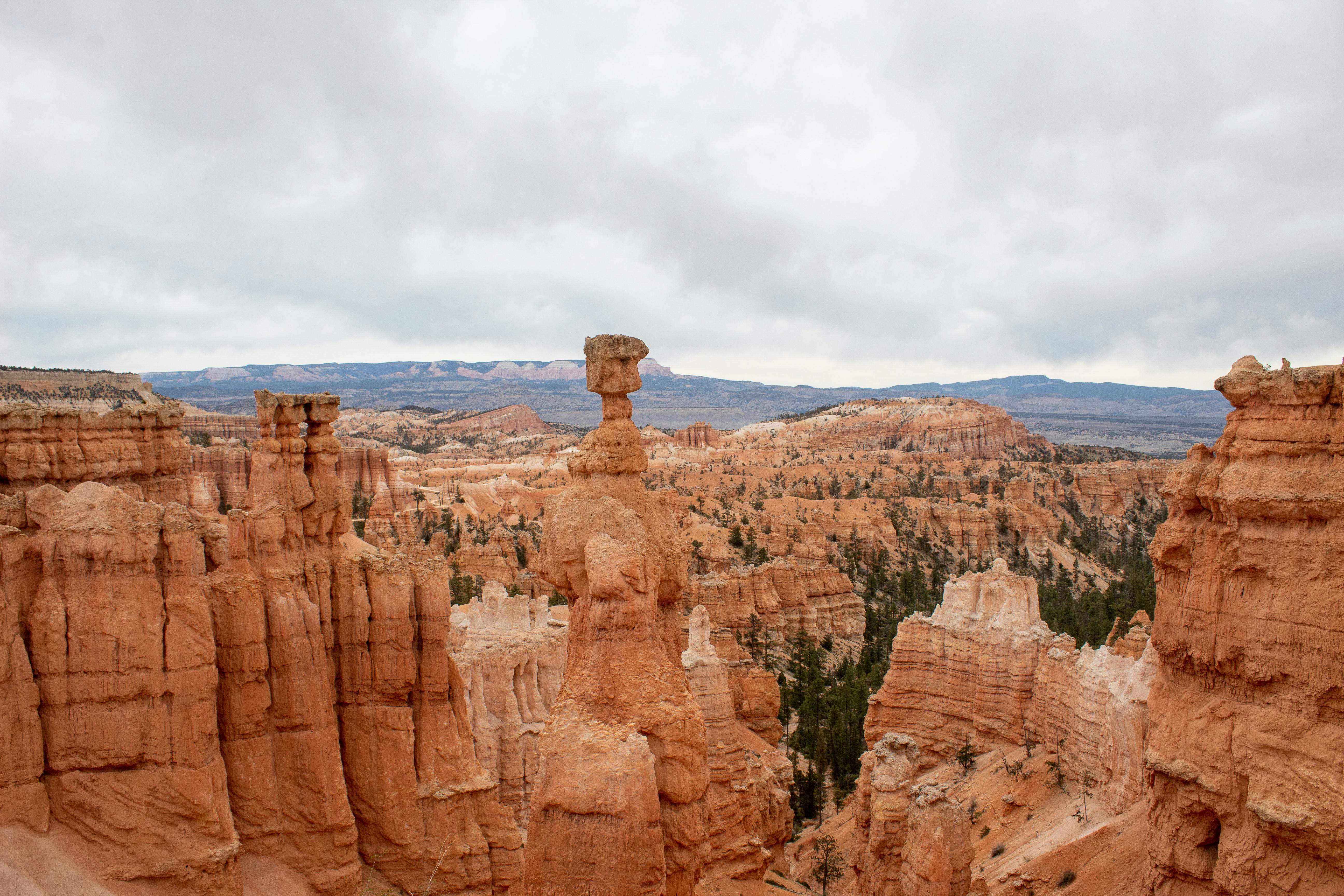 view of thor s hammer at bryce canyon national park in utah usa