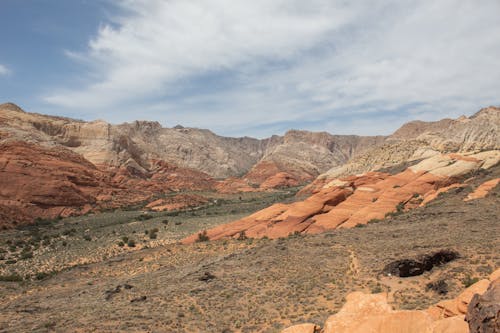 Brown Rocky Mountain Under Blue Sky