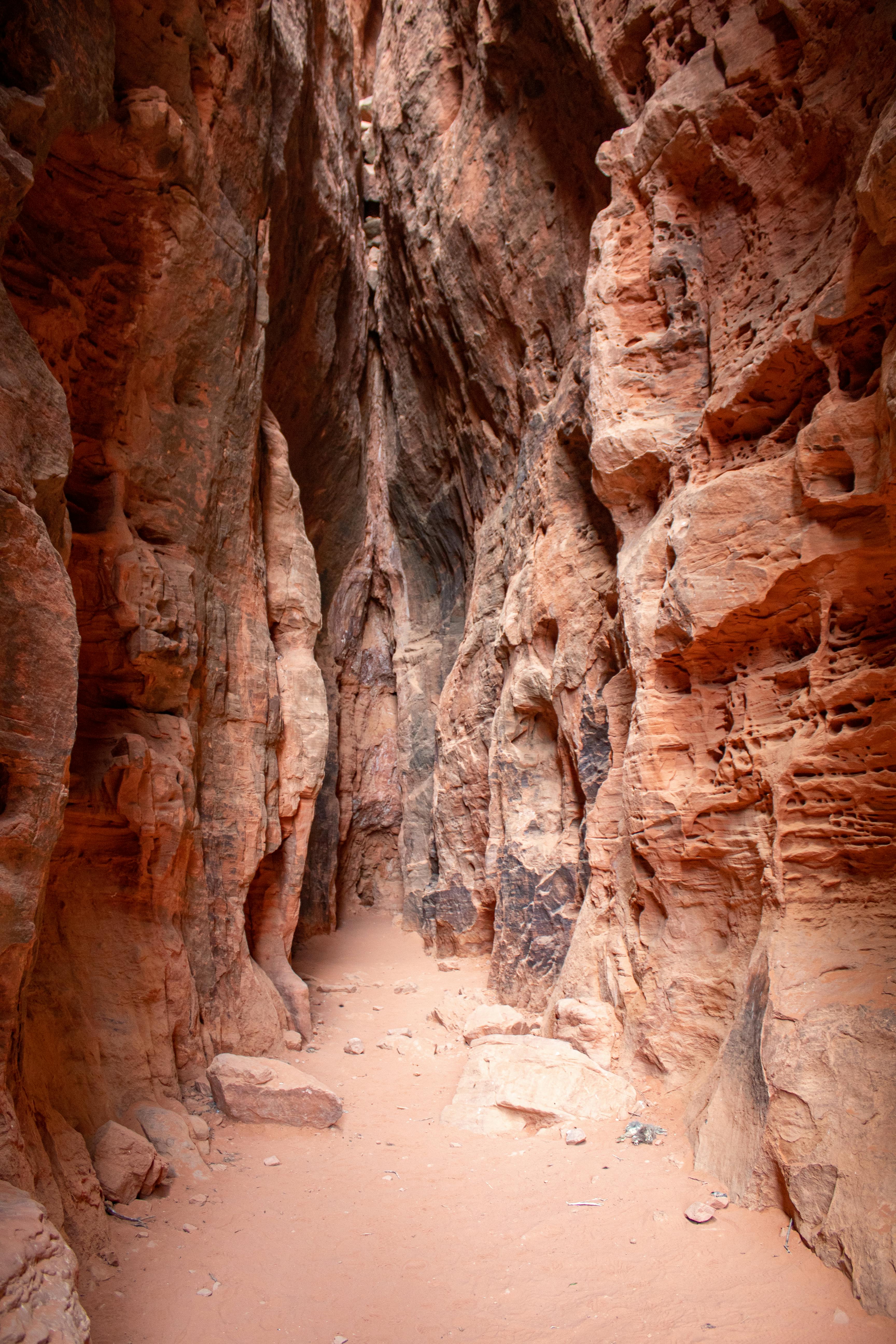 a beautiful view of a slot canyon