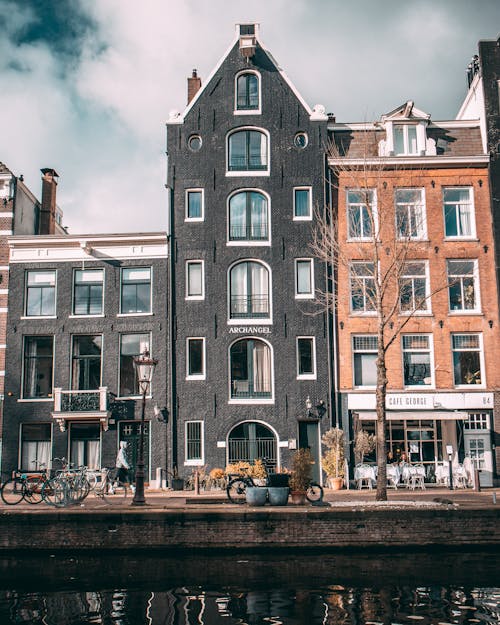 Základová fotografie zdarma na téma Amsterdam, budovy, fasáda