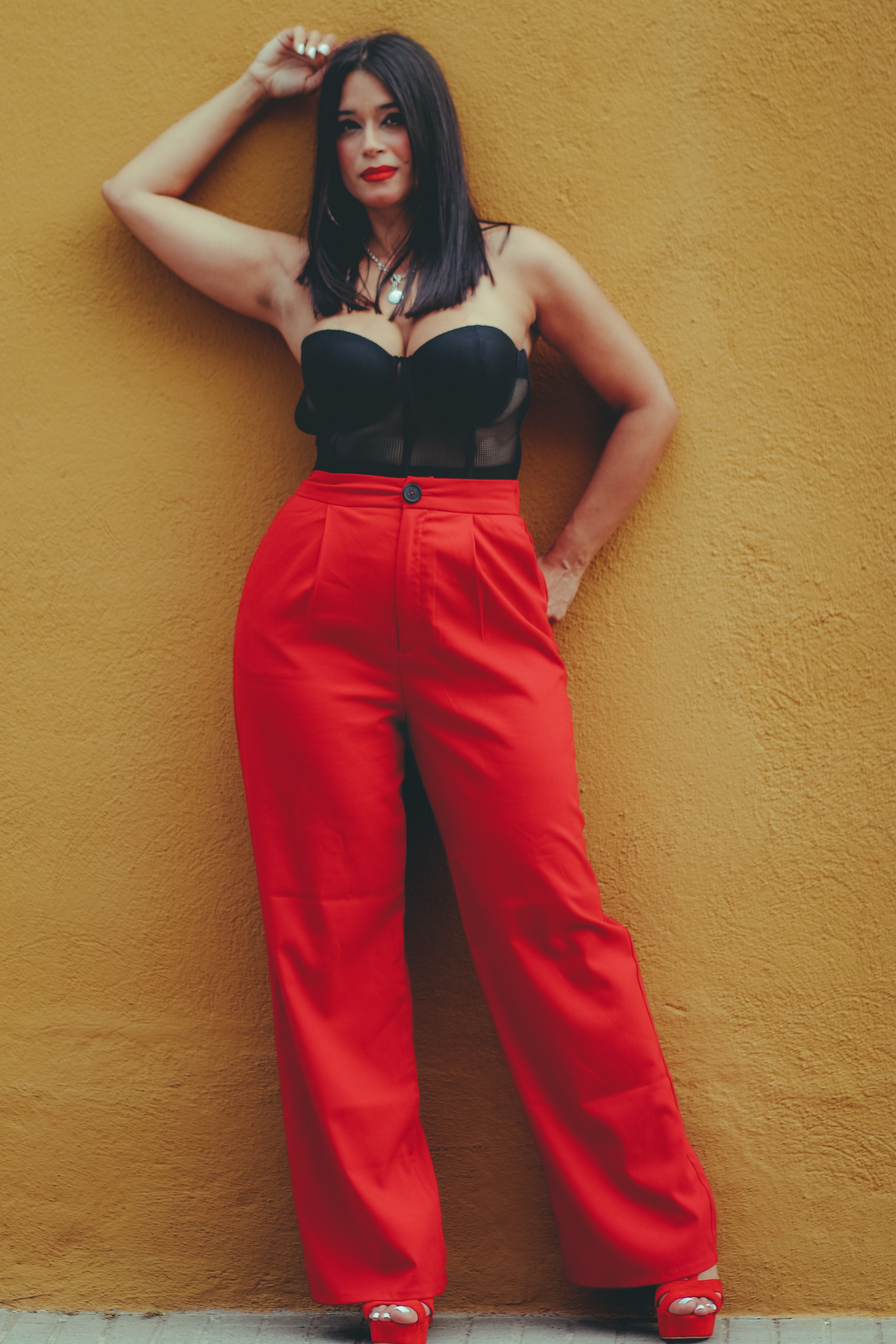 Calça Wide Leg