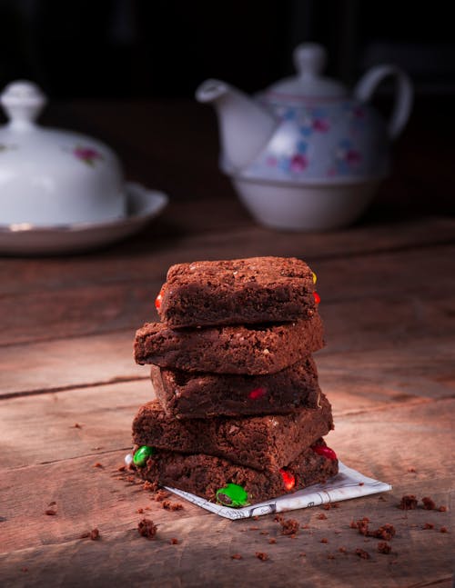 Ilmainen kuvapankkikuva tunnisteilla brownies, jälkiruoka, lähikuva