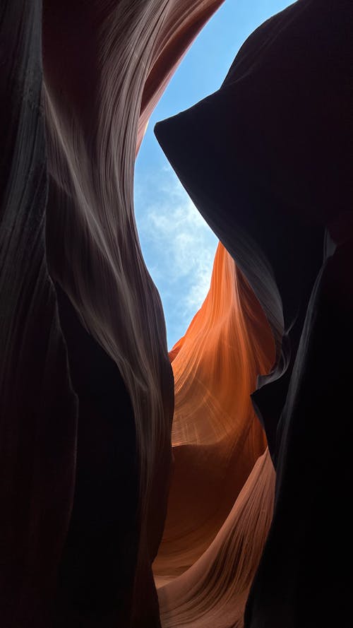 Foto d'estoc gratuïta de arizona, Canyó de l'Antílop, fons de pantalla d'Android