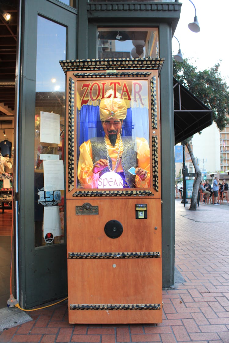 Fortune Telling Machine On The Street