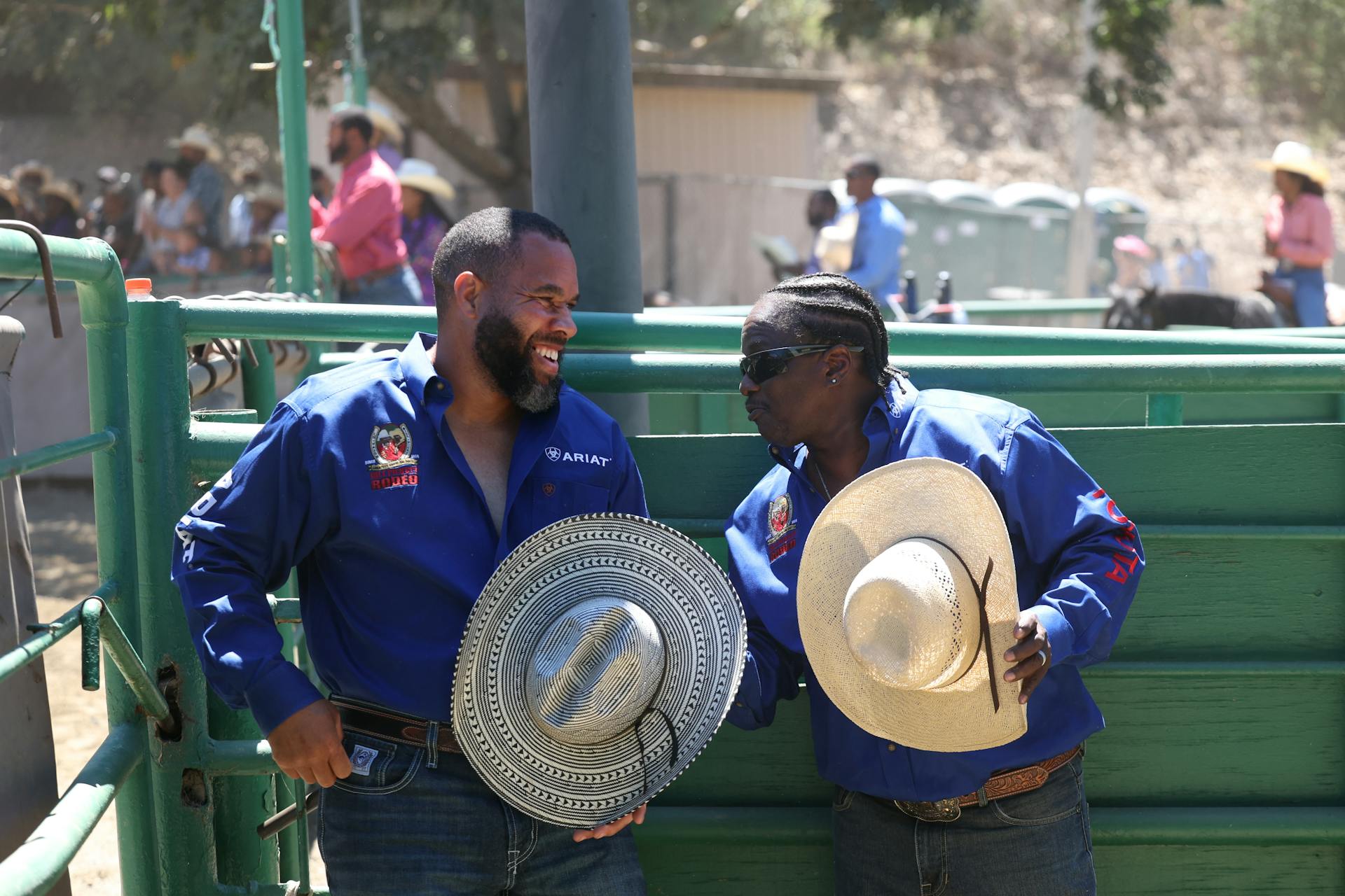 Men Wearing Blue Jacket