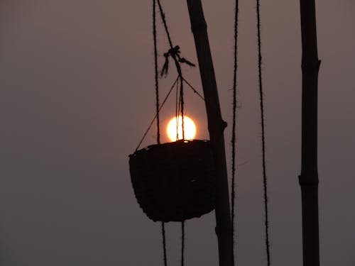 Kostnadsfri bild av korg, tidig soluppgång, varanasi