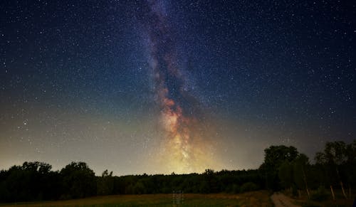 Gratis stockfoto met heelal, horizon, nacht scene